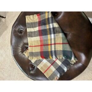 FUNKY MONKEY INFINITY SCARF PLAID FALL WARM